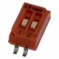 TDA02H0SK1R - SWITCH SLIDE DIP SPST 25MA 24V