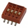 TDA04H0SK1R - SWITCH SLIDE DIP SPST 25MA 24V