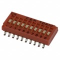 TDA10H0SK1R - SWITCH SLIDE DIP SPST 25MA 24V