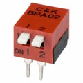 BPA02K - SWITCH PIANO DIP SPST 100MA 5V
