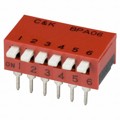 BPA06K - SWITCH PIANO DIP SPST 100MA 5V