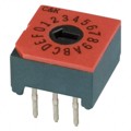 CRD16RM0CK - SWITCH ROTARY DIP HEX 0.40VA 20V