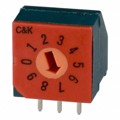 CRD10RM0AK - SWITCH ROTARY DIP BCD 0.40VA 20V