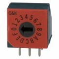 CRD16RM0AK - SWITCH ROTARY DIP HEX 0.40VA 20V