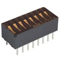 GDR08 - SWITCH ROCKER DIP SPST 25MA 24V