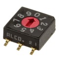 1-1825013-0 - SWITCH ROTARY DIP BCD 0.40VA 20V
