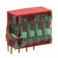 DA04T - SWITCH SLIDE DIP SPST 50MA 24V