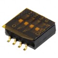 DHS4C - SWITCH SLIDE DIP SPST 100MA 6V
