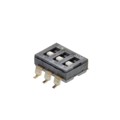 SDB03H0SBD - DIP 2P FLUSH ACT. GOLD CONTACT.