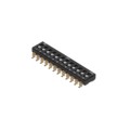 SDB12H0SBD - DIP 12P FLUSH ACT. GOLD CONTACT.