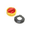 LK10 Y/R UL - SWITCH KNOB ROUND RED/YELLOW