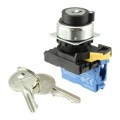 A22NK-2RL-01BA-G202 - SWITCH KEYLCK 2POS DPST 10A 120V