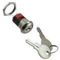 Y201132C203NQ - SWITCH KEYLOCK 2POS DPDT 4A 125V