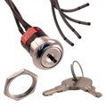 Y1417U2C2WCNQE - SWITCH KEYLOCK 3POS SP3T 4A 125V