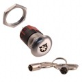 Y2011U2V203NQ - SWITCH KEYLOCK 2POS DPDT 4A 125V