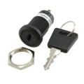 CKM12BFW01-005 - SWITCH KEYLOCK 2POS SPDT 3A 250V