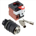 A22TK-2LL-21-K03 - SWITCH KEYLCK 2POS DPST 10A 110V