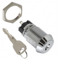 CKL12AFW01-001 - SWITCH KEYLOCK 2POS SPDT 3A 250V