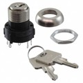 A314132A1NZRQ - SWITCH KEYLK 2POS 3PDT 2.5A 125V