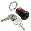 Y1011U2C803NQE - SWITCH KEYLOCK 2POS SPDT 4A 125V