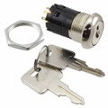 Y1907U2C207NG - SWITCH KEYLOCK 3POS SP3T 4A 125V