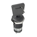 CKM12BFW01-003 - SWITCH KEYLOCK 2POS SPDT 3A 250V