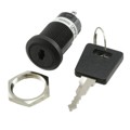 CKM12BFW01-010 - SWITCH KEYLOCK 2POS SPDT 3A 250V