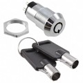 KO104A10001 - SWITCH KEYLOCK 2POS SPDT 3A 125V