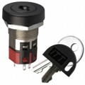 BY011UJC03NQ22 - SWITCH KEYLOCK 2POS SPDT 4A 125V