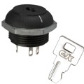 P201133WM03NQ2 - SWITCH KEYLOCK 2POS DPDT 4A 125V