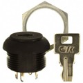 P2011U3WM03NQ2 - SWITCH KEYLOCK 2POS DPDT 4A 125V