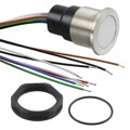 CPS19-NC00A10-SNCCWTNF-AIRGBVAR-W0000-S - SWITCH PUSH SPST-NC 100MA 42V