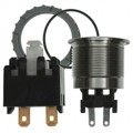 1241.6834.1114000 - SWITCH PUSHBUTTON SPST 12A 250V