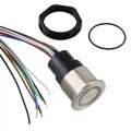 CPS19-NC00A10-SNCSNCWF-RIRGBVAR-W0000-S - SWITCH PUSH SPST-NC 100MA 42V