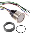 CPS22-NC00A10-SNCCWTWF-AIRGBVAR-W0000-S - SWITCH PUSH SPST-NC 100MA 42V