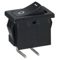 R1966ABLKBLKGR - SWITCH ROCKER SPST 15A 125V