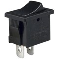 R1966FBLKBLKEF - SWITCH ROCKER SPST-NO 15A 125V