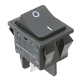 RB242D1121 - SWITCH ROCKER DPST 20A 125V
