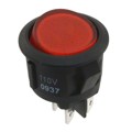 RRA12C1000-116 - SWITCH ROCKER DPST 15A 125V