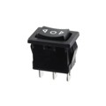 R1966IBLKBLKHF - SWITCH ROCKER SPDT 15A 125V
