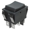 R5GBLKBLKEF0 - SWITCH ROCKER DPDT 15A 125V