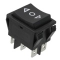 R5GBLKBLKHF0 - SWITCH ROCKER DPDT 15A 125V