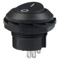 RR3130CBLKBLKFS - SWITCH ROCKER SPDT 10A 125V