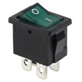R1973BBLKGILFF1 - SWITCH ROCKER DPST 9A 125V