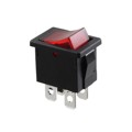 R1973BBLKRILEF4 - SWITCH ROCKER DPST 9A 125V