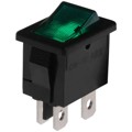 CWSB21FAFF - SWITCH ROCKER DPST 9A 125V