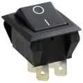 C1350ARBB-602AW - SWITCH ROCKER DPST 20A 250V