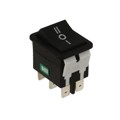 WB246D112S - SWITCH ROCKER DPDT 20A 125V