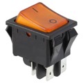 RB242D1011-127 - SWITCH ROCKER DPST 20A 125V