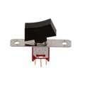 400MSP1R6BLKM1RE - SWITCH ROCKER SPDT 0.4VA 20V
